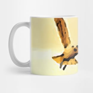 Birds flying in the sky, 2, bird, birds, seagull, seagulls, swan, waterfowl, swan, sky, freedom, summer, spring, nature, Mug